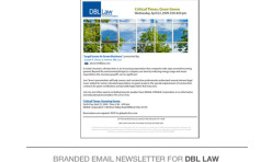 Brand Email Newsletter for DBL Law