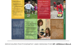 Brochure Photography and Design for St. Ursula Villa