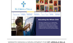 Website Design & Development for St. Ursula Villa